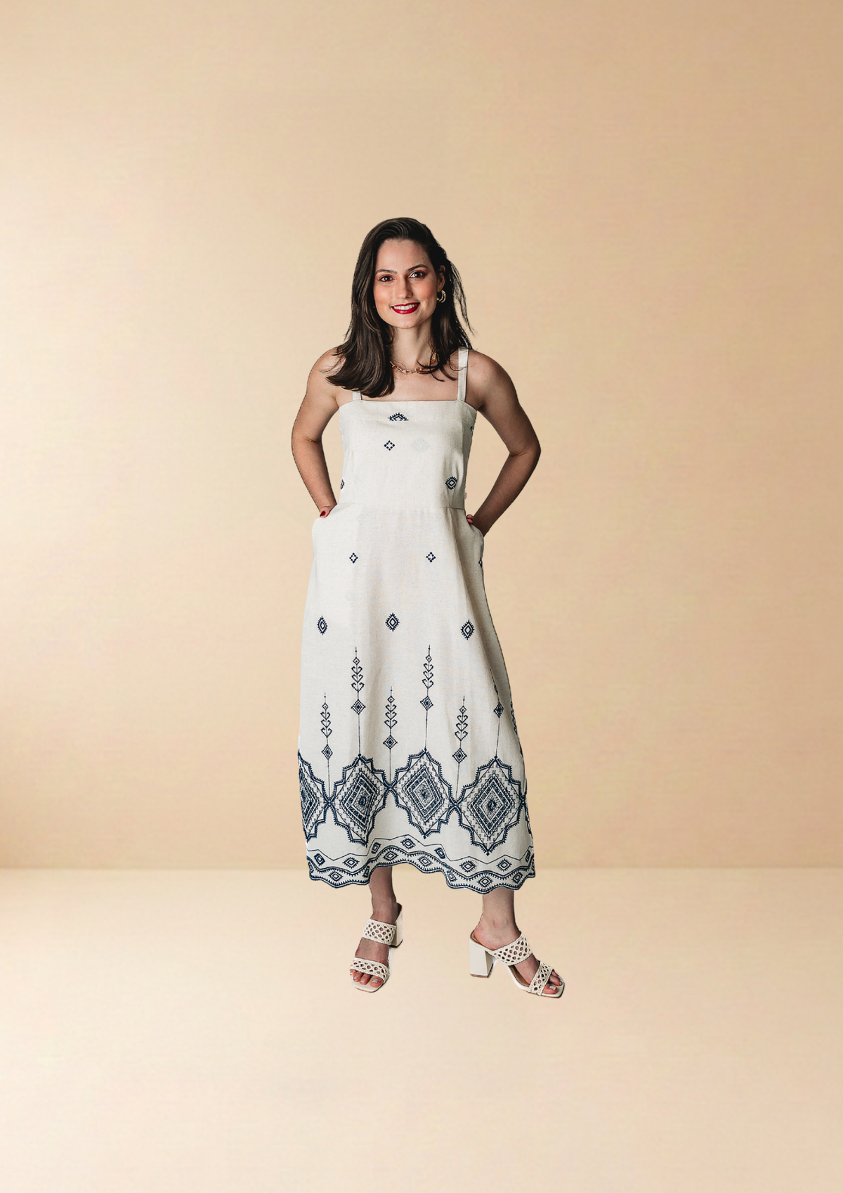 Vestido Chanel Bordado