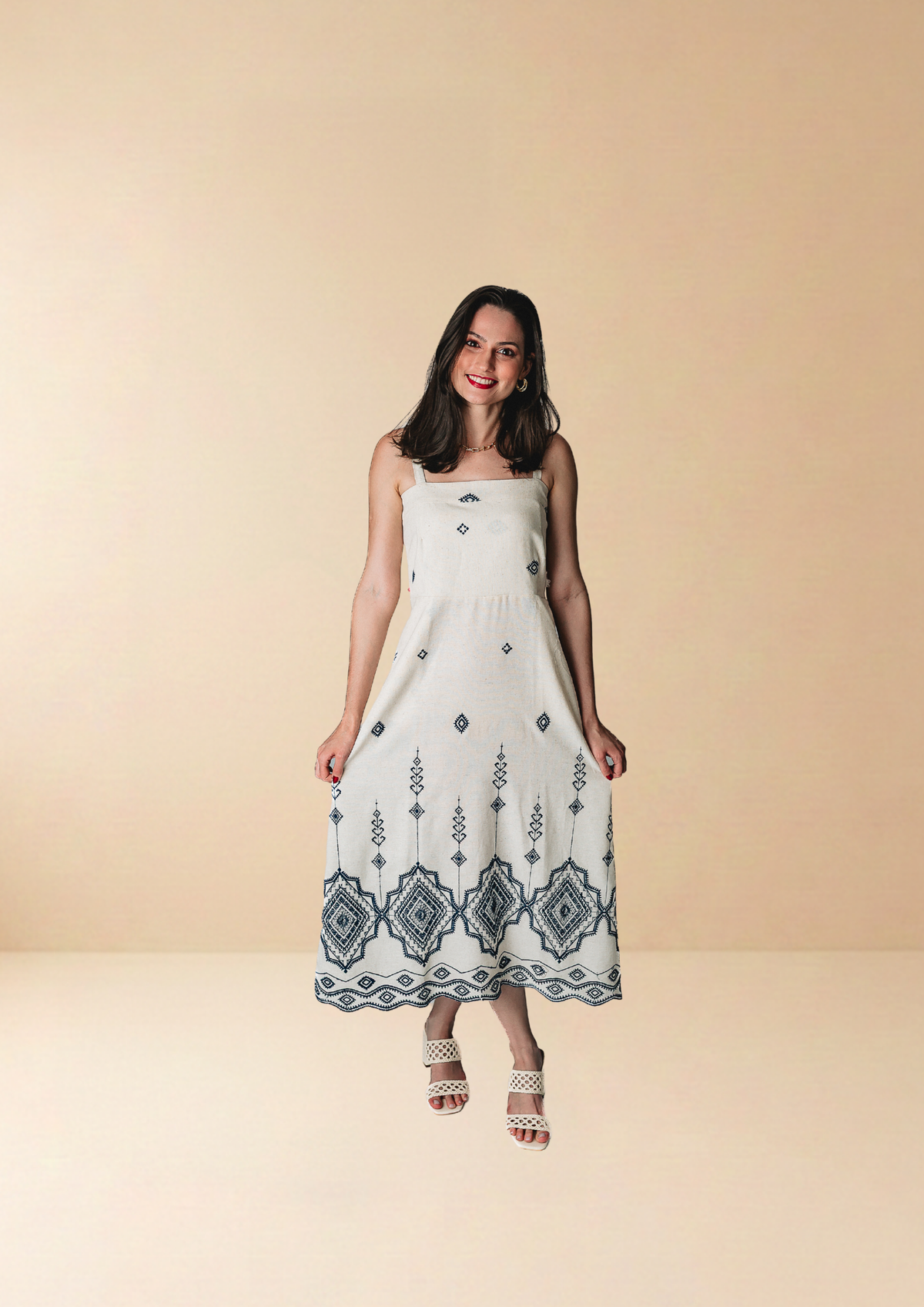 Vestido Chanel Bordado