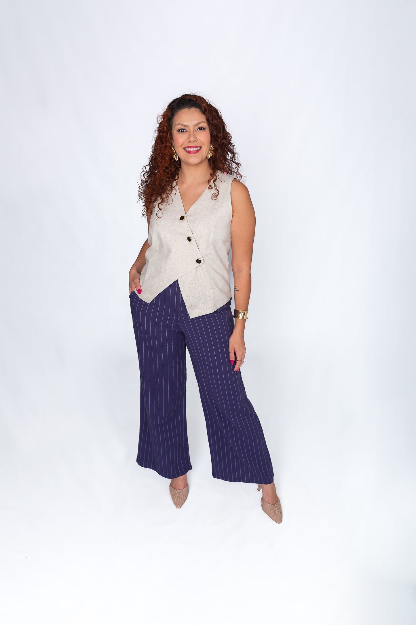 Calça Tarsila Risca de Giz