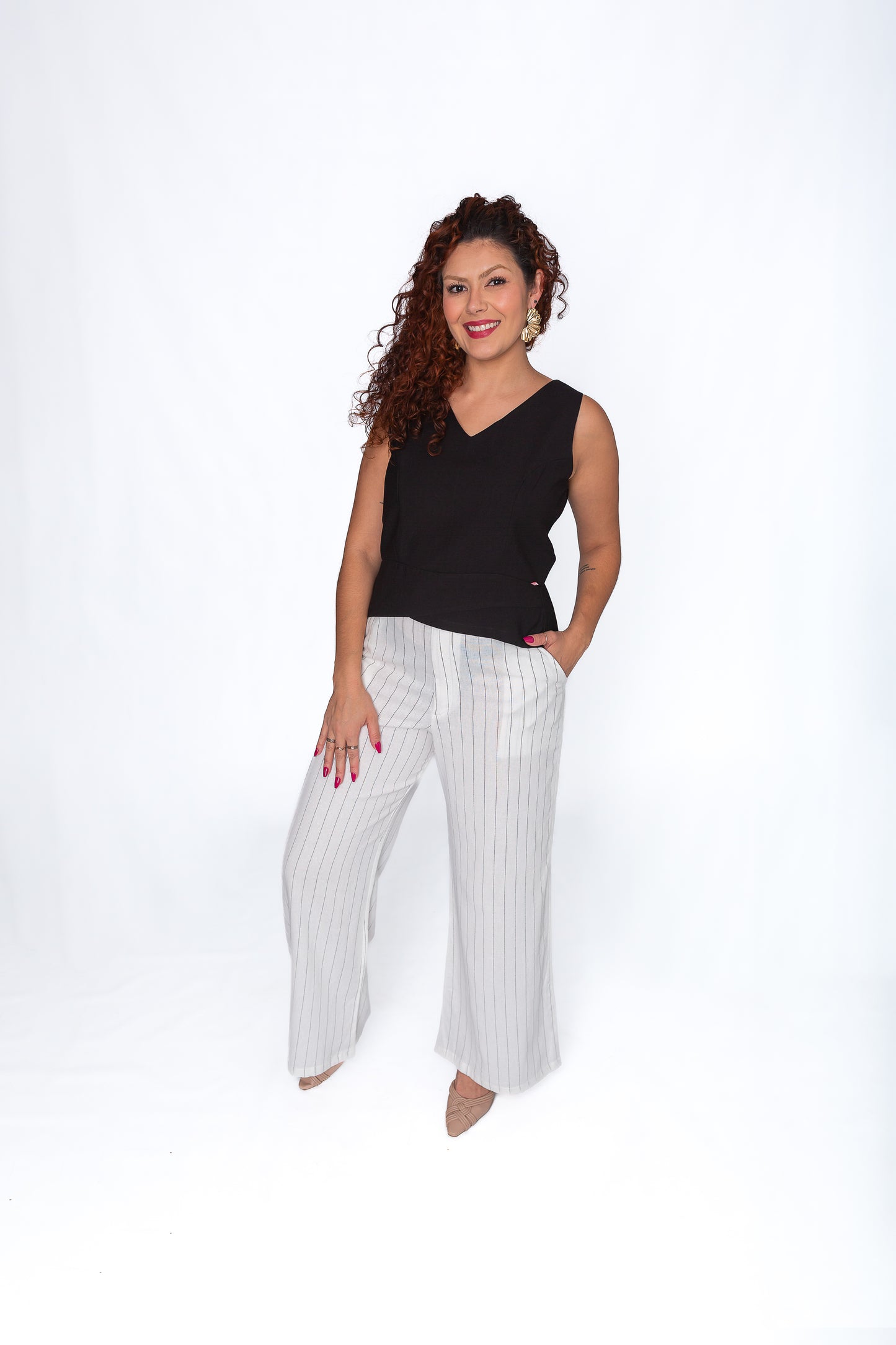 Calça Tarsila Risca de Giz