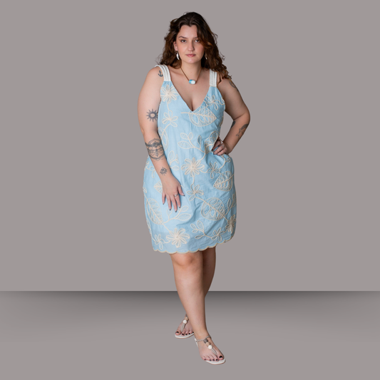 Vestido Márcia Bordado